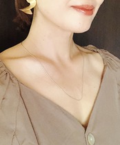 スネークチェーンタイニーネックレスL/020243