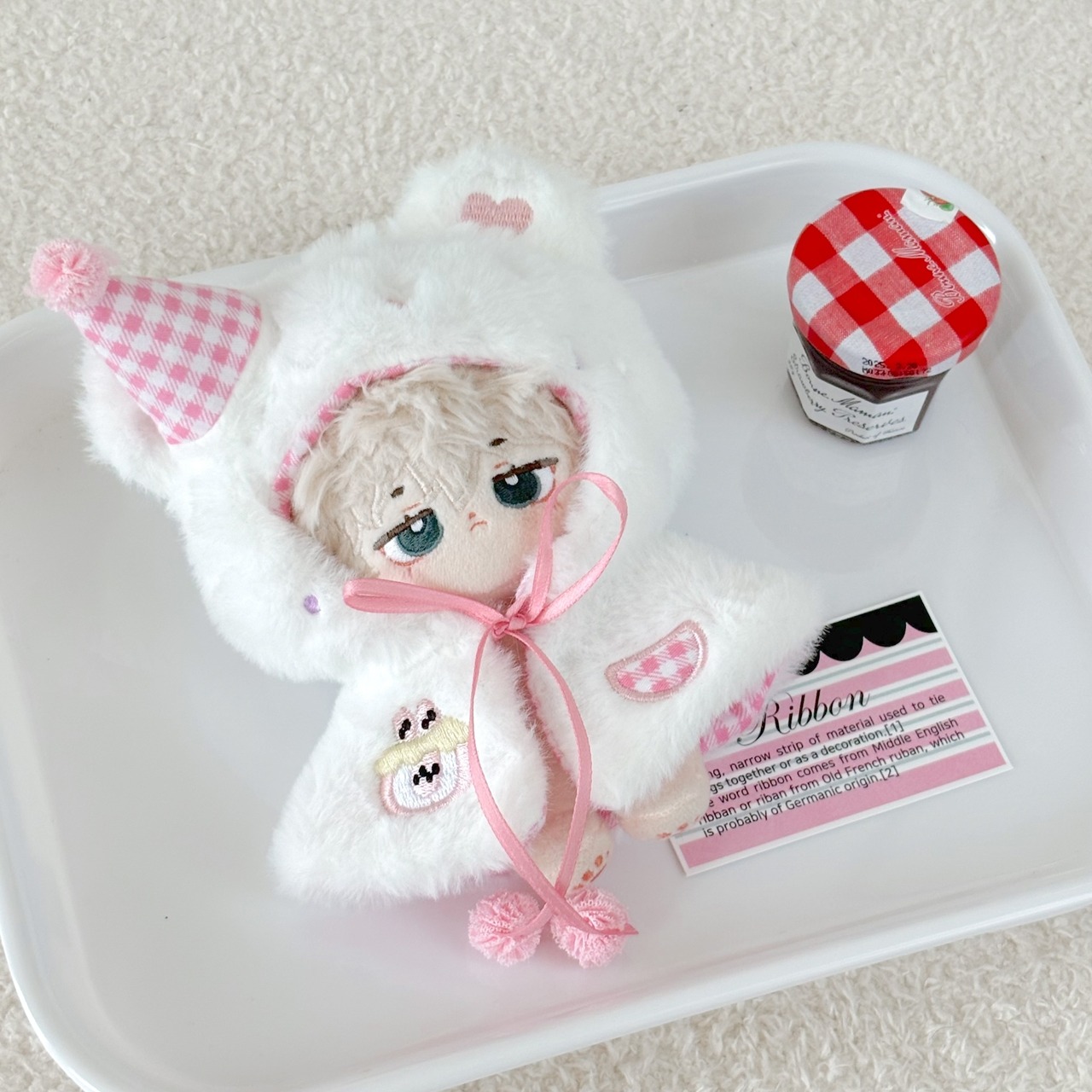 10cm ぬいぐるみ服 着せ替え くま ポンチョ マント ぬい活 推し活 推し  