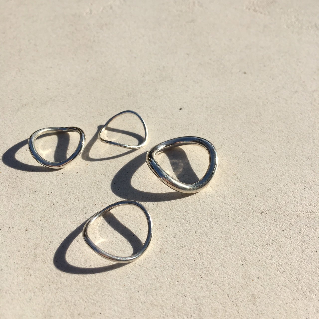 〈Silver925〉wave ring / 3mm