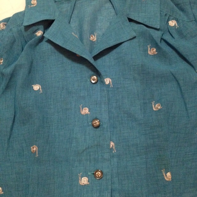 Sale かたつむり刺繍ワンピース Phuan