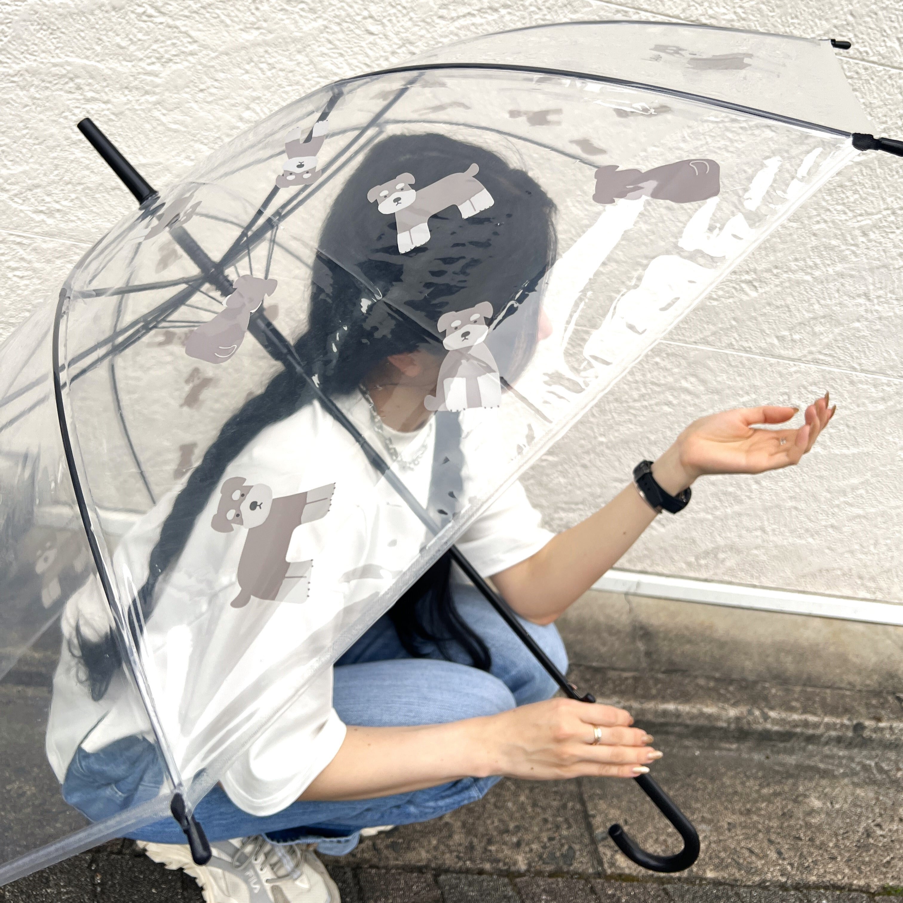 シュナウザービニール傘【wh-zk11/A】 | Pay ID