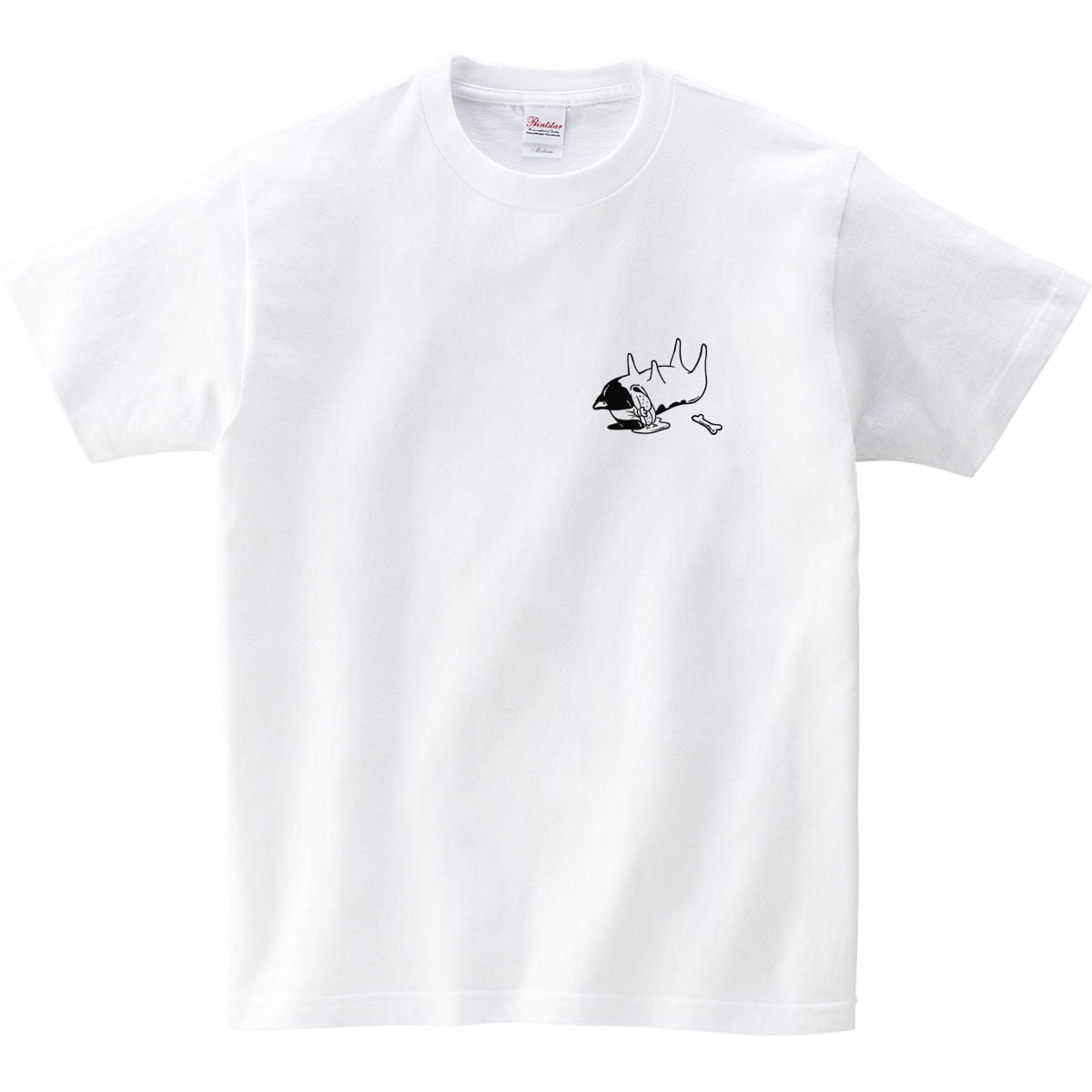 爆睡よだれフレブル Tシャツ dog75 犬 ブヒ フレンチブルドッグ 服 ゆるい ユニーク イラスト おもしろ Tシャツ