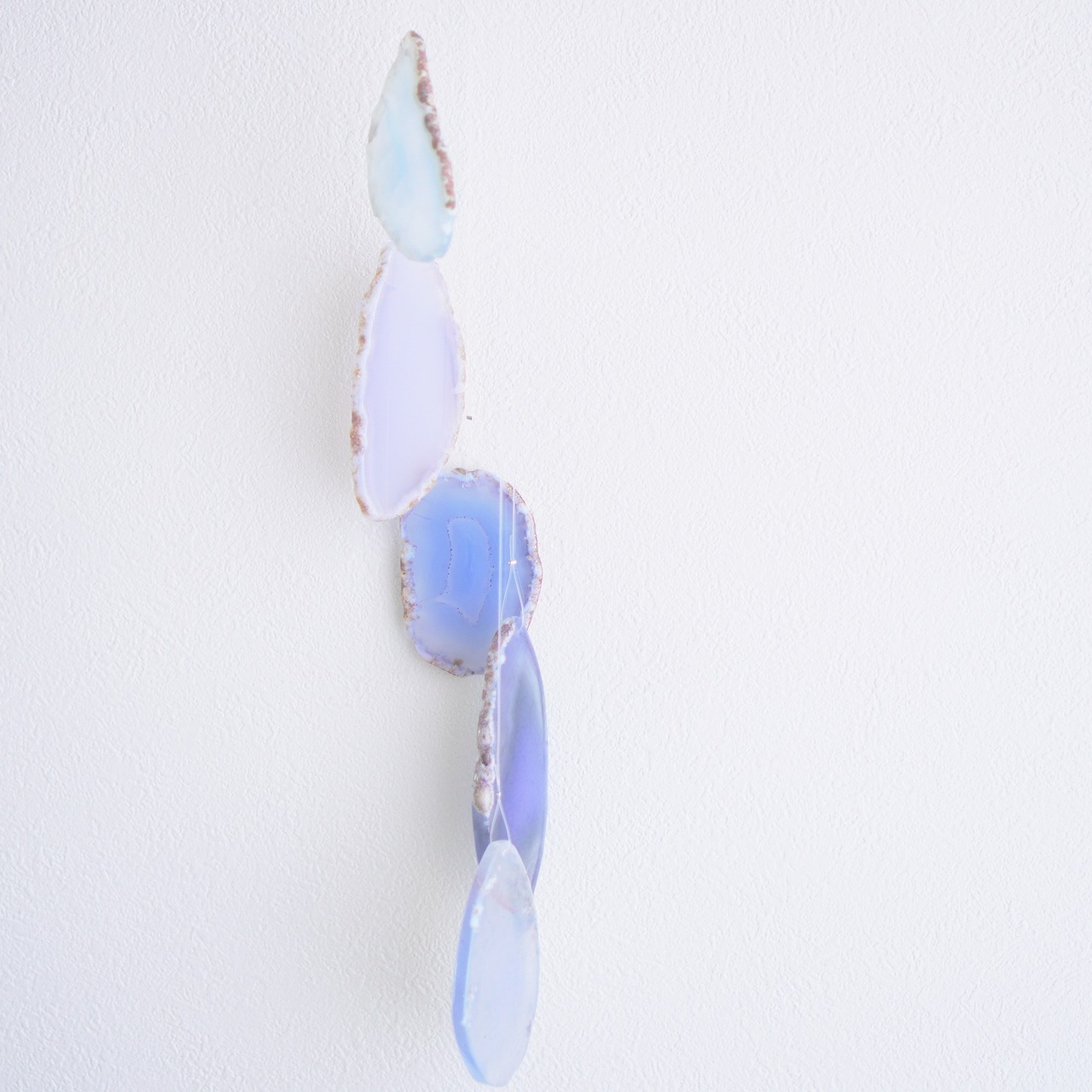 Morning Blue - アゲートヒーリングチャイム / Agate Sun Catcher Wind Chime 198