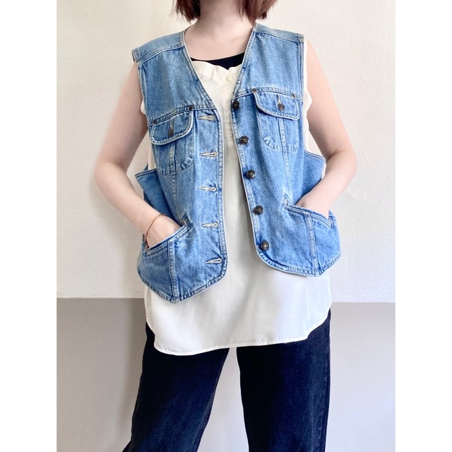 1990s Lizwear Denim Vest