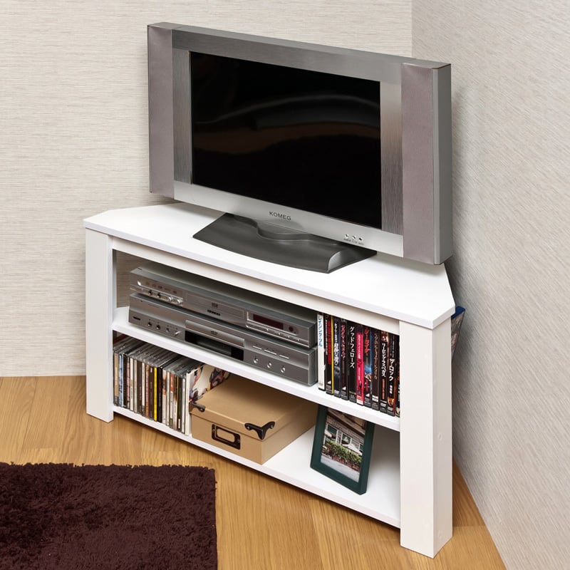 コーナーTVボード　BE/WAL/WH WegaコーナーTVボードBE/WAL/WH
