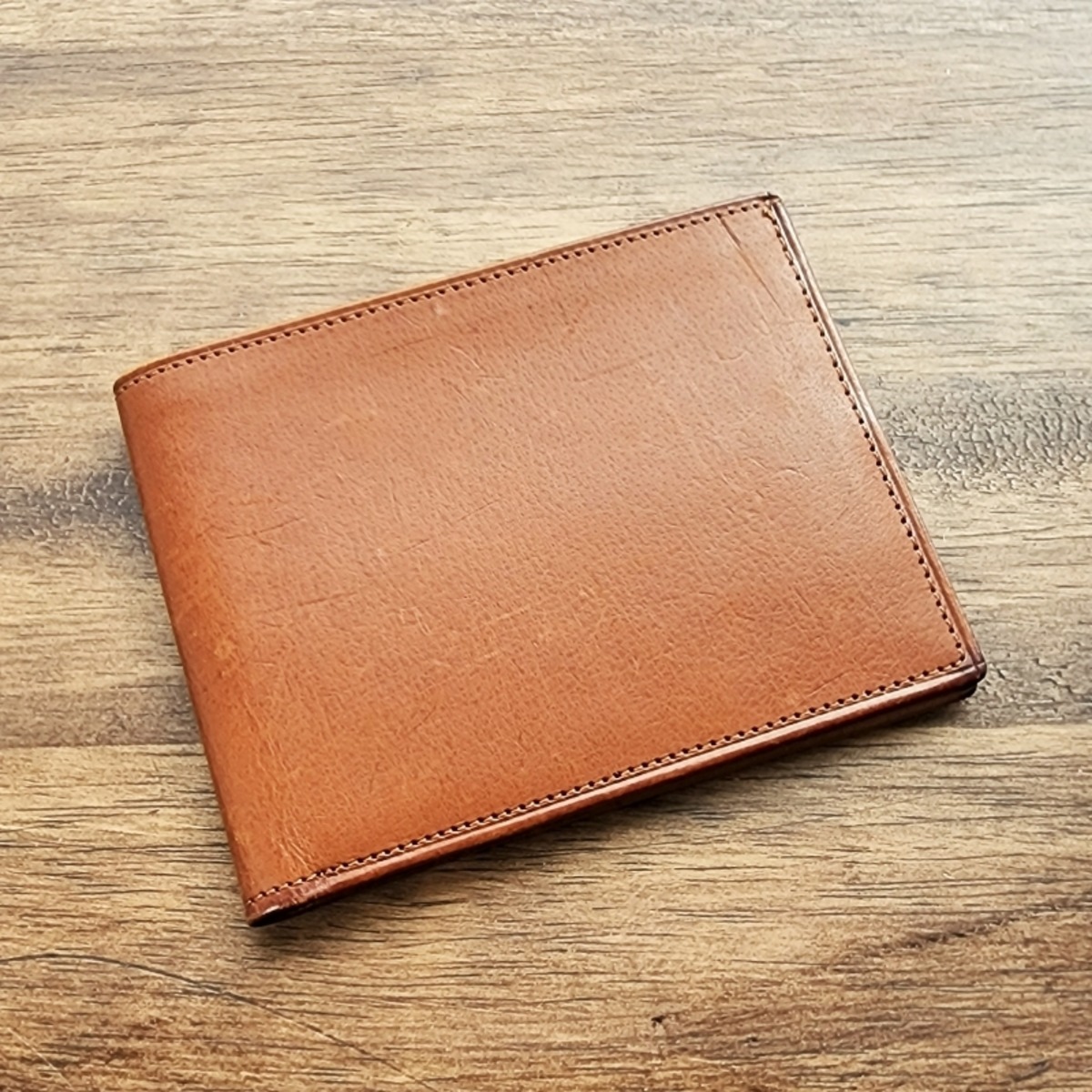 美品 オールドコーチ ☆レザー 2つ折り 札入れ 折財布 ブラウン coach 