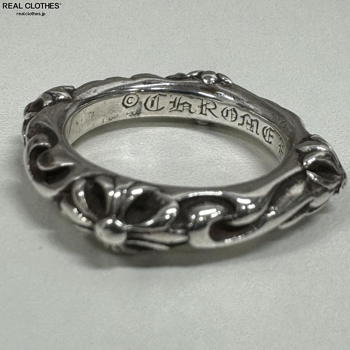 ○ クロムハーツ Chrome Hearts SBTバンドリング 指輪 18号 ○ クロムハーツ Chrome Hearts SBTバンドリング 指輪 18号