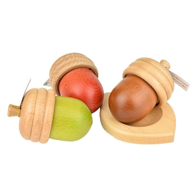 ゆめの木 森の贈り物 どんぐり オルゴール 星に願いを どんぐり カラクリオルゴール (18弁) ※本体のみ | オルゴールショップ
