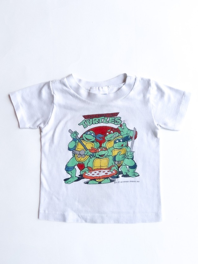 【95cm】VINTAGE 90's タートルズ Tシャツ【10159】※