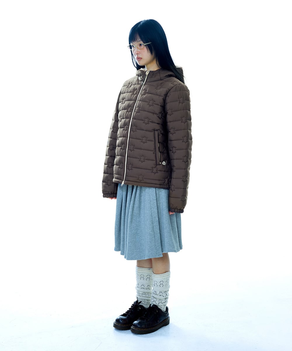 Coyseio コイセオ フワフワ ライト パッド ジャケット COYSEIO] FLUFFY LIGHT PADDED JACKET BROWN 正規品 韓国ブランド 韓国