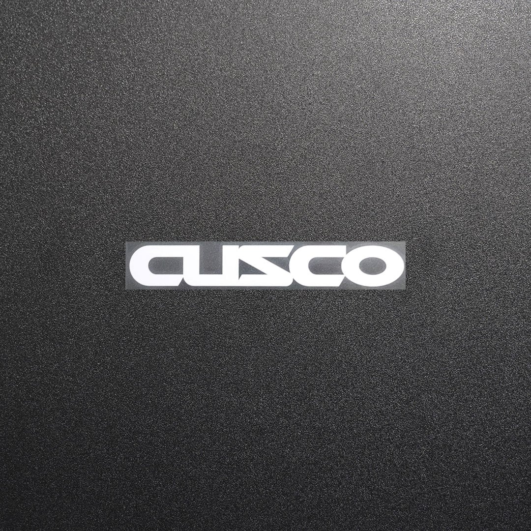 CUSCO クスコ カッティングステッカー ホワイト 1枚 縦16mm×横110mm