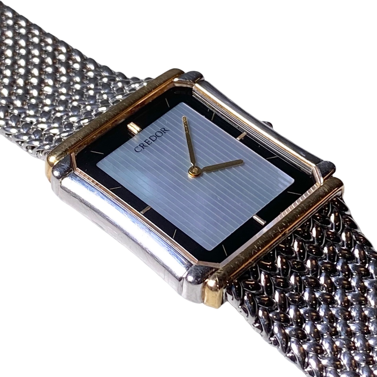 CREDOR blue shell dial quartz watch “9570-5150”