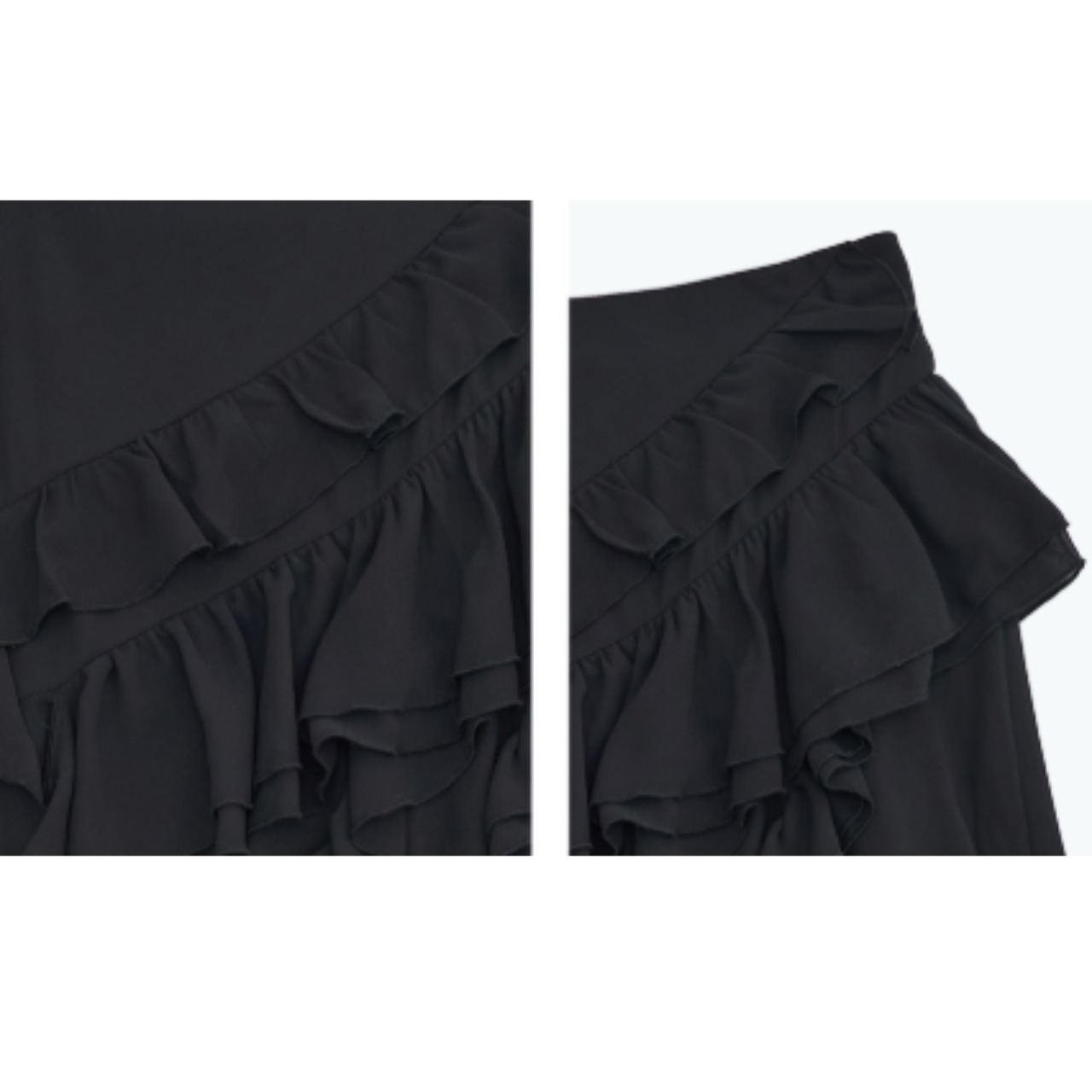 Cascade Chiffon Frill Skirt F0581