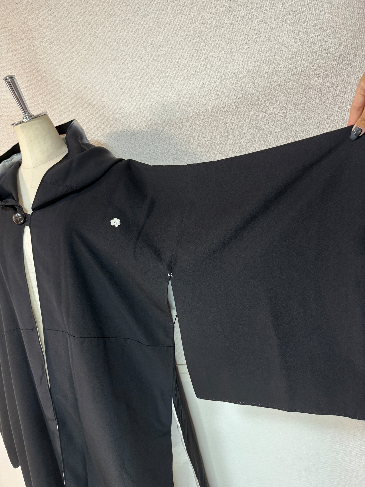 Hoodie Long Black 224