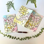 ALOHA NOTE　アロハ罫線自由ノート　2冊セット　プルメリアクロス