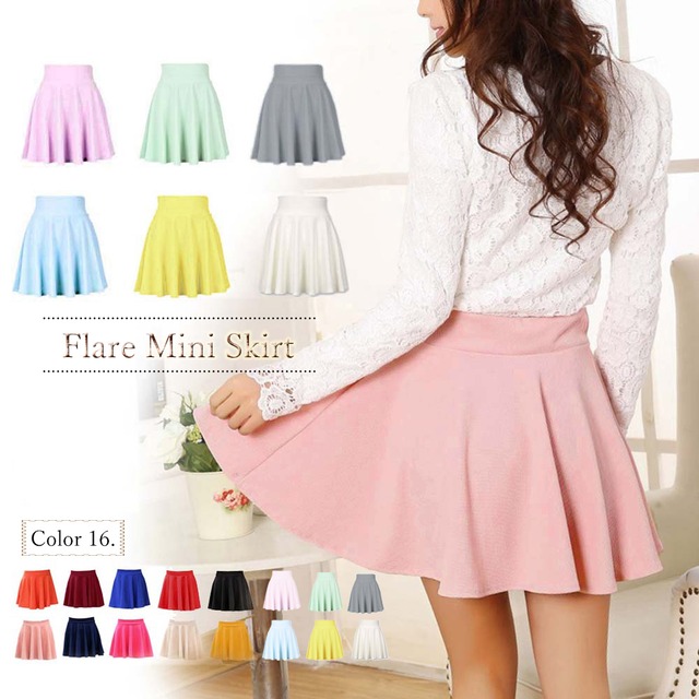 サーキュラースカート フレアスカート レディース ミニスカート
