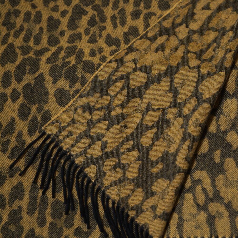 Johnstons カシミヤ大判ストール THE PARK 10周年 Leopard レオパード