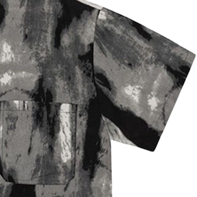 monochrome art short-sleeved shirt　モノクロアート半袖シャツ　J1805