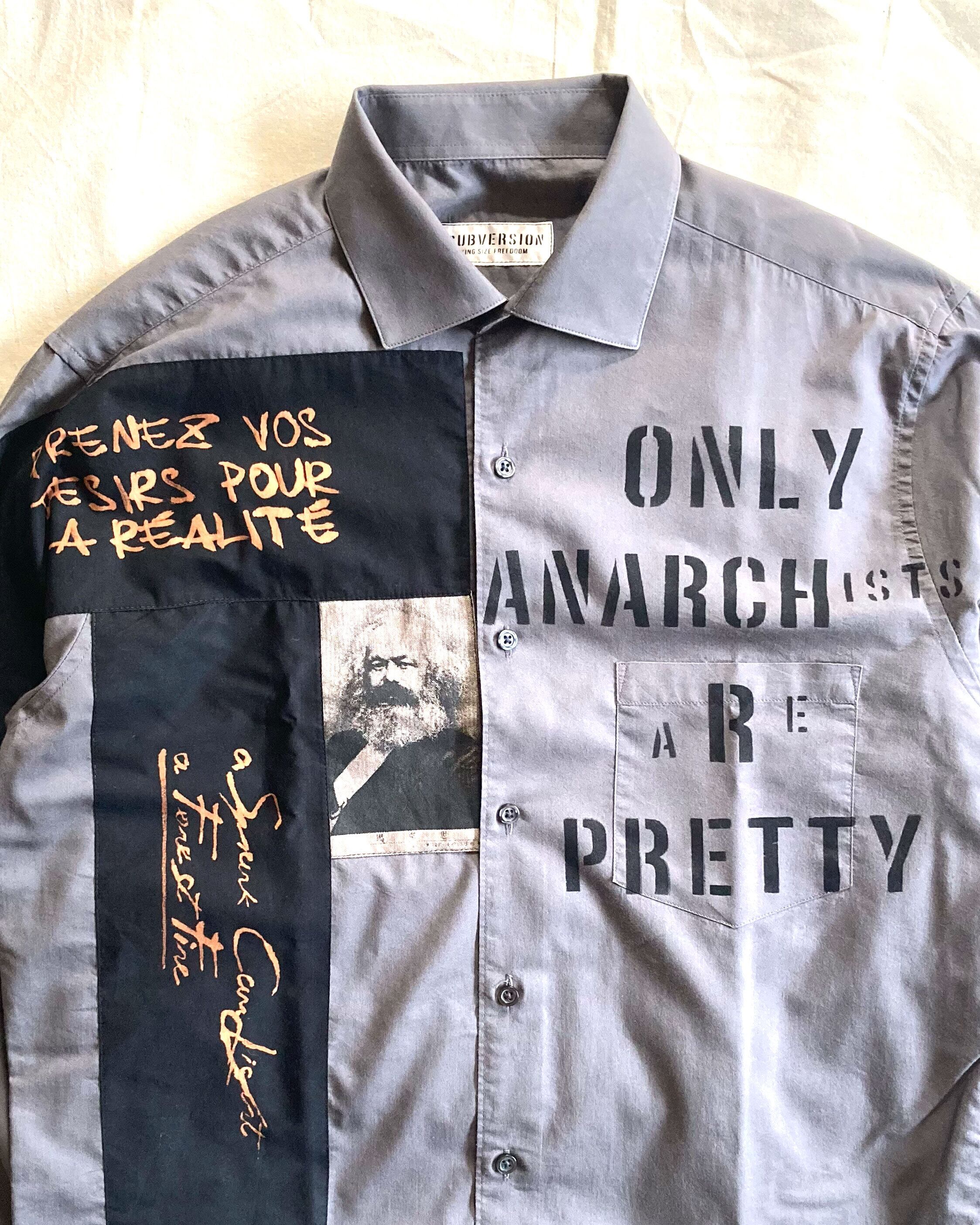 SUBVERSION ANARCHY SHIRTS #042 S:SIZE