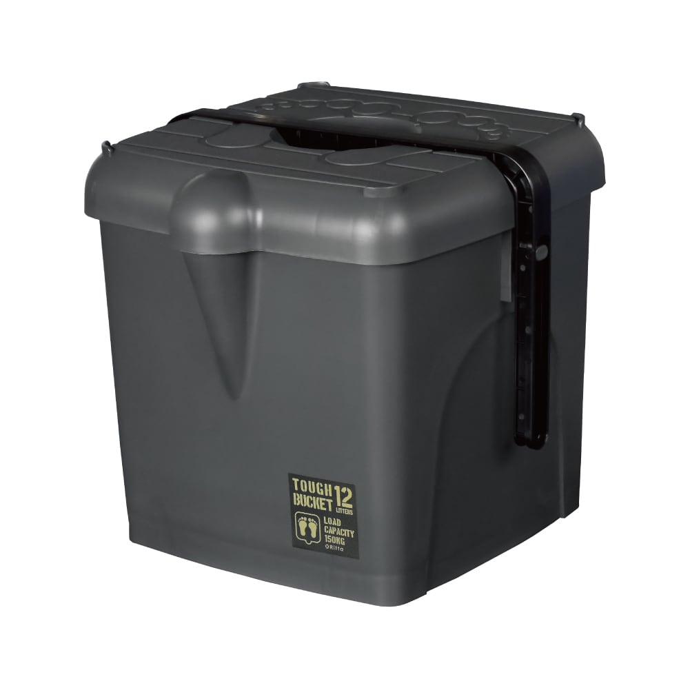 日本製【 xRitta 】多機能バケツ TOUGH BUCKET 12L 耐荷重 150kg