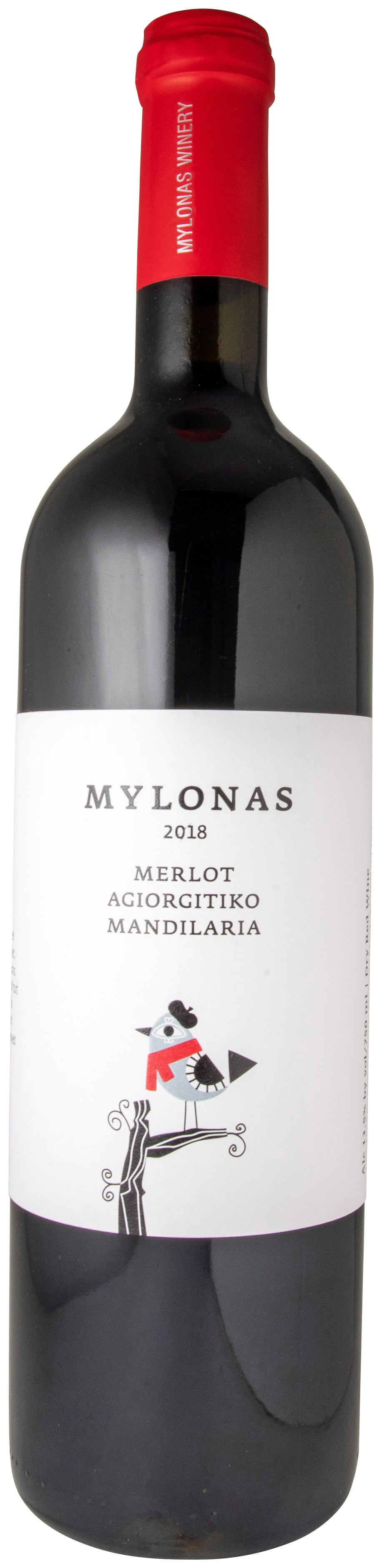 メルロー・アギオルギティコ・マンディラリア　18ミロナス・ワイナリー　　Mylonas Winery Merlot Agiorgitiko Mandilaria