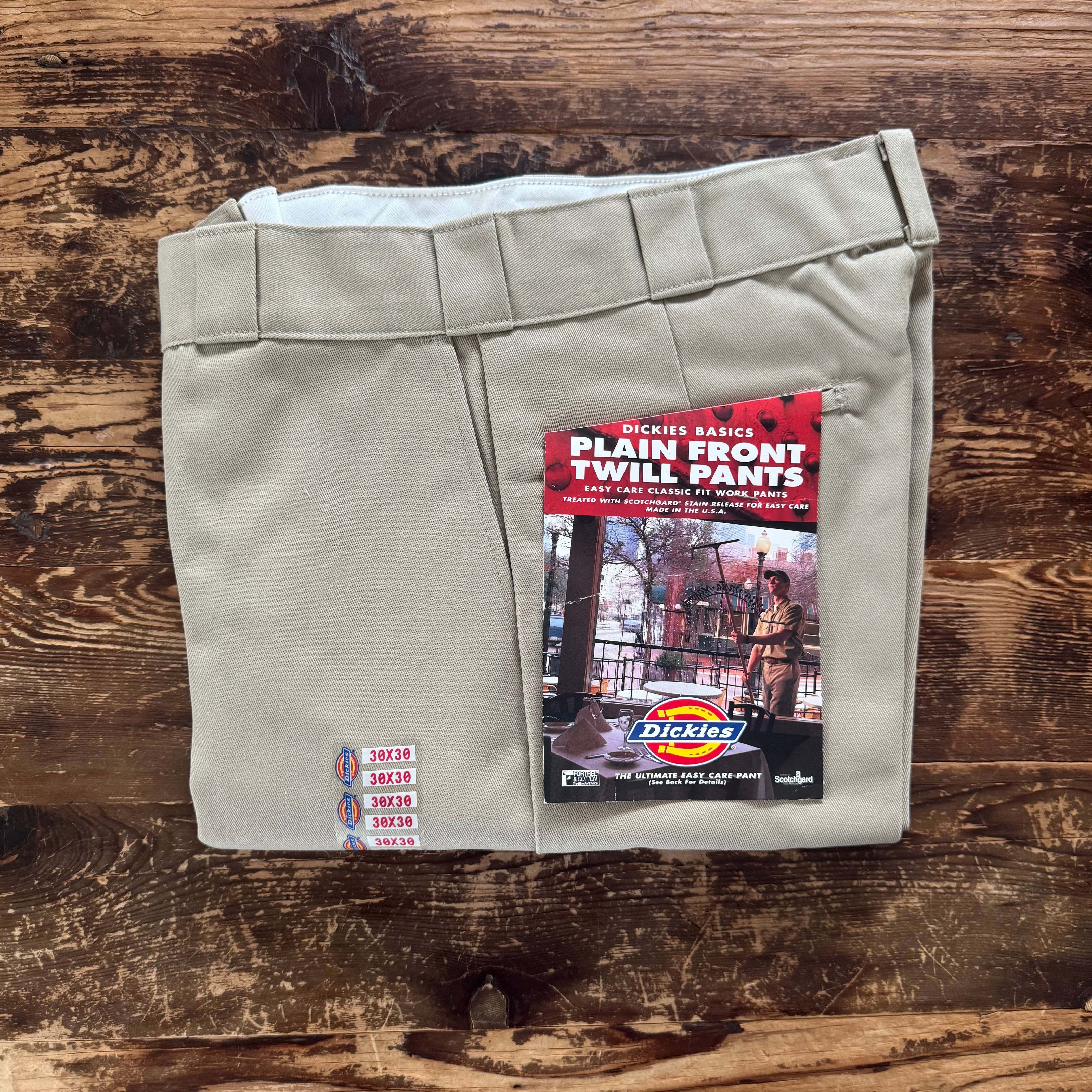 1990s Deadstock "Dickies 874KH (Khaki)" Vintage Work Pants/30