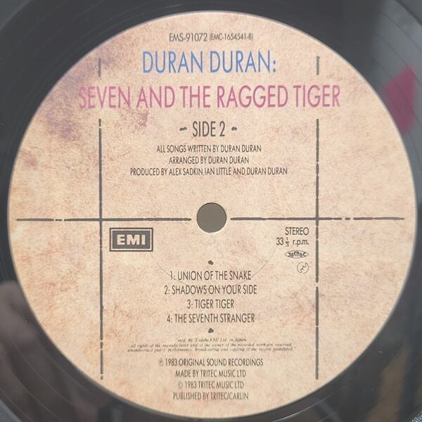Duran Duran / Seven And The Ragged Tiger [EMS-91072] - 画像4