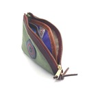 ポケット財布  / Harf & Harf knife-shape pocket wallet /オリーブ ＆ マスタード レザー