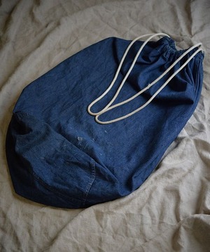 40's Vintage  U.S.ARMY BLUE DENIM BARRACKS BAG