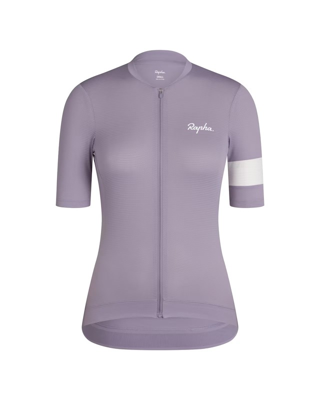 Rapha Women's Core Lightweight Jersey Lilac Grey/White