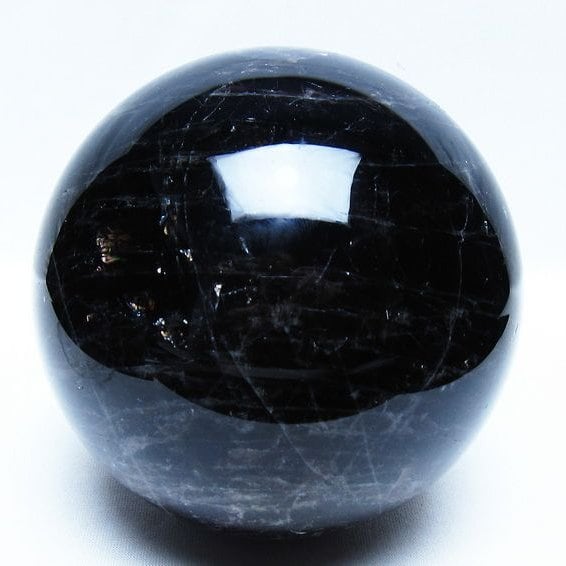 1.9Kg モリオン 黒水晶 丸玉 115mm スフィア 一点物 151-9407