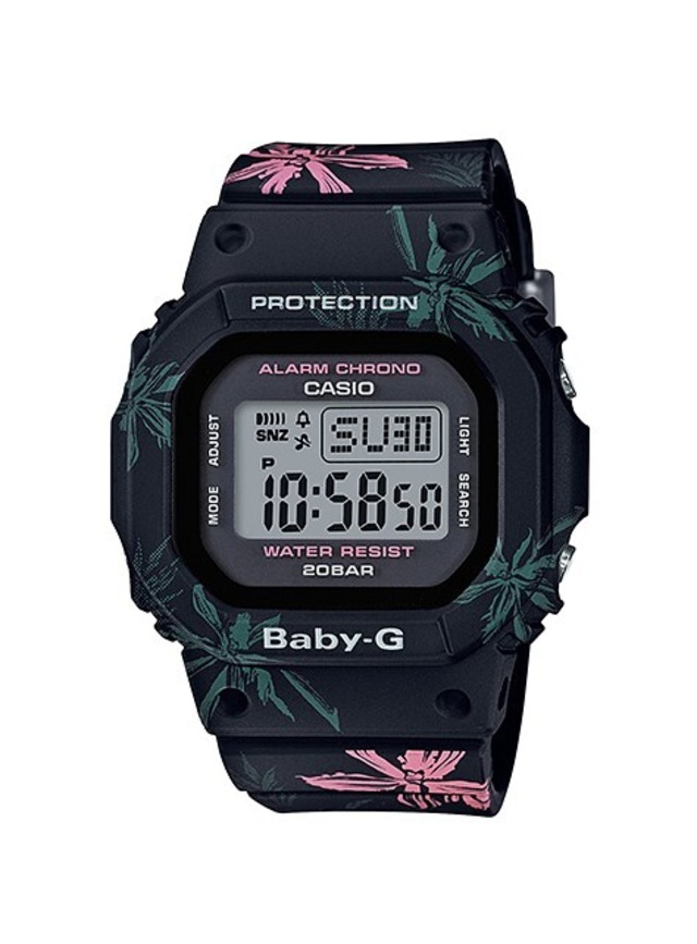 送料無料 カシオBABY-G "Summer Fiower Pattern" BGD-560CF-1JF