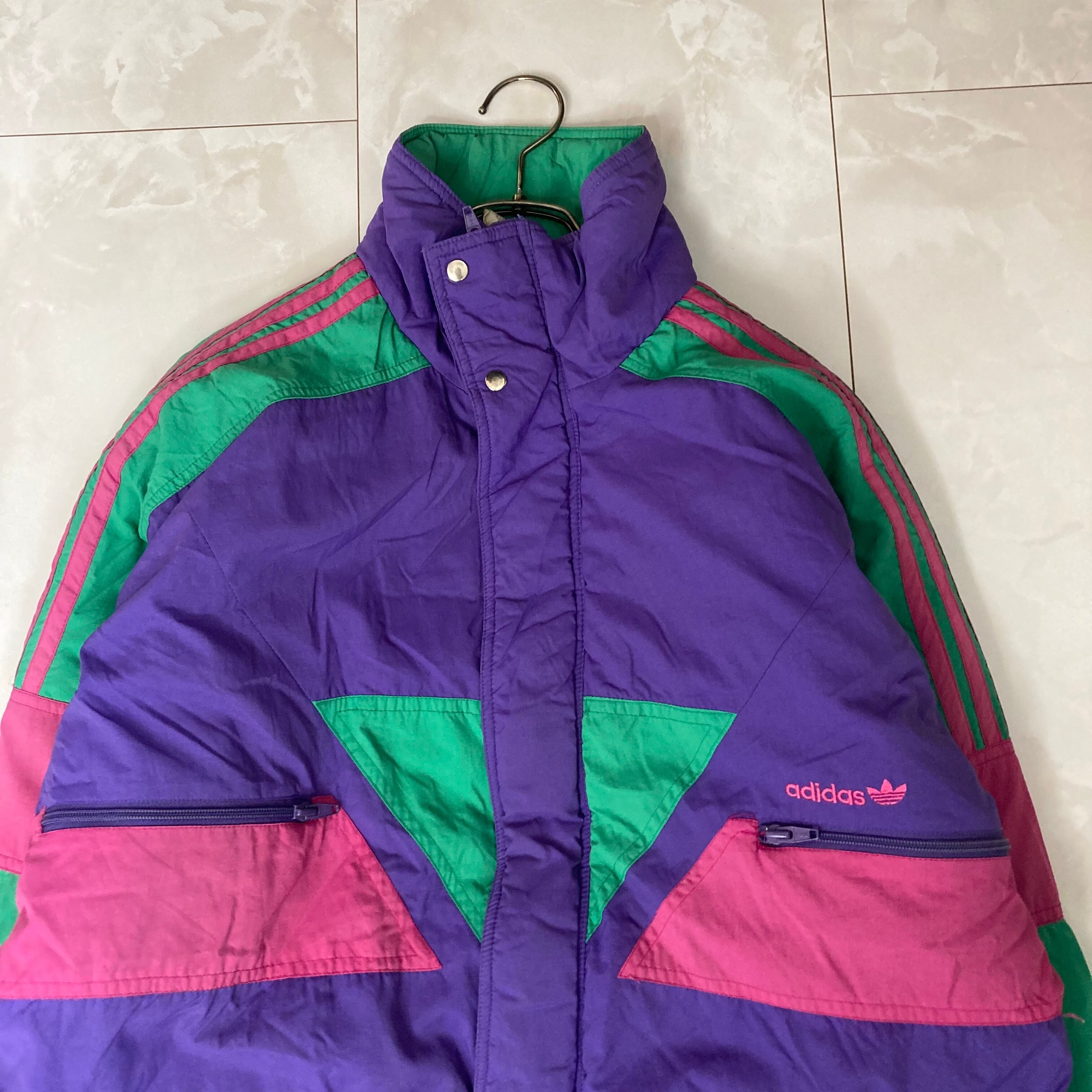 80's】adidas ベンチコート XL 刺繍 Vintage | 古着屋OLDGREEN