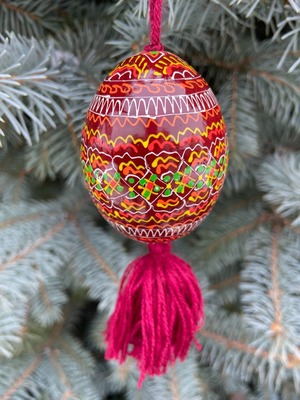 装飾用プィサンカ（イースターエッグ）　コロミヤ博物館モデル