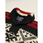 90s POLO SPORT "NATIVE PATTERN" WOOL HAND KNIT Size L