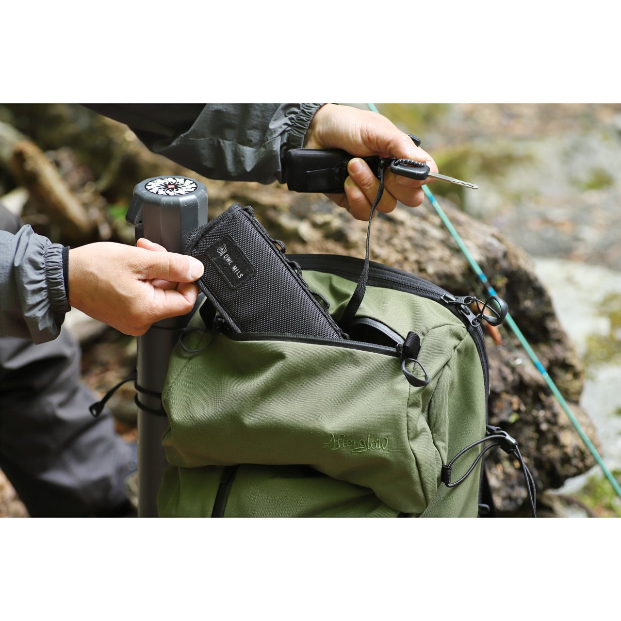 STREAM CHASER BACKPACK OLIVE / ストリーム チェーサー バックパック