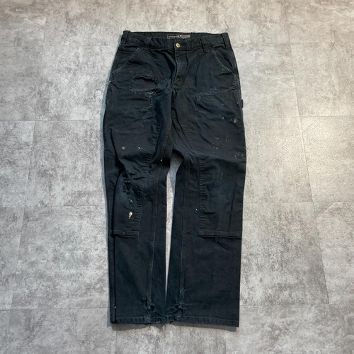 20s ブラック ダブルニー Carhartt 103334BLK 32×32