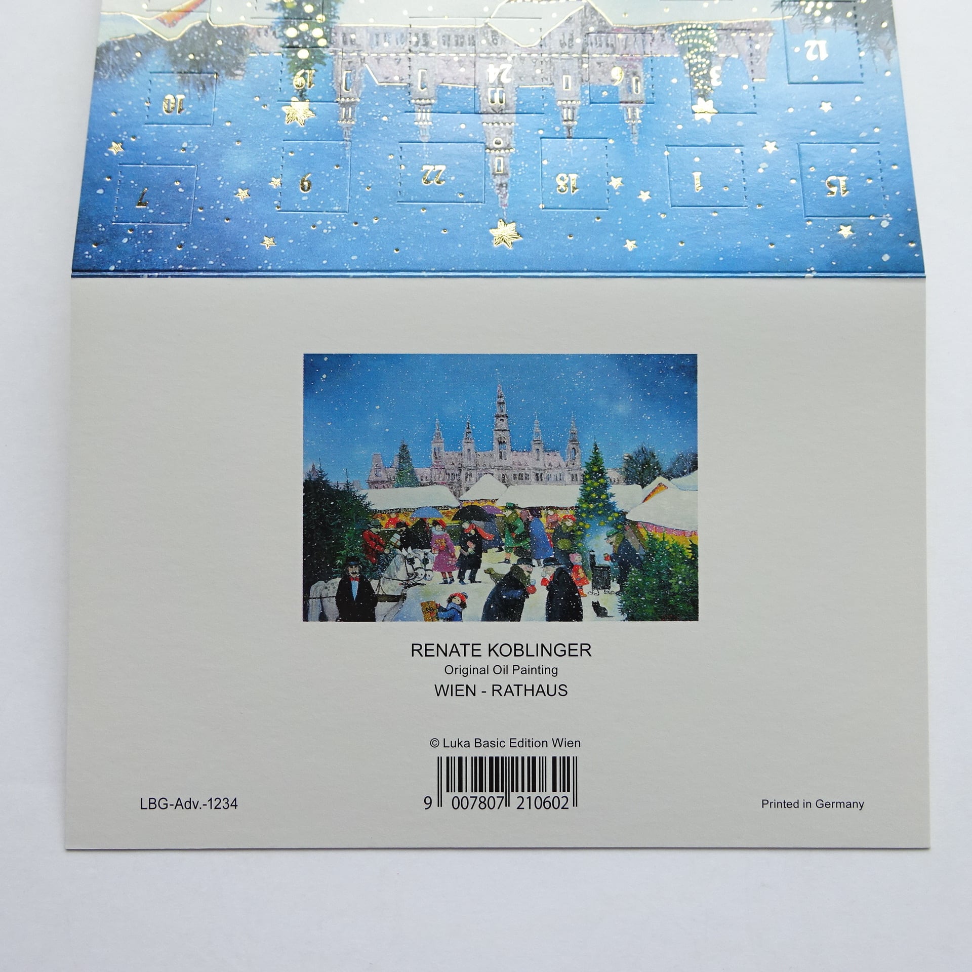 クリスマス アドヴェントカード 欧州各都市のクリスマスマーケット