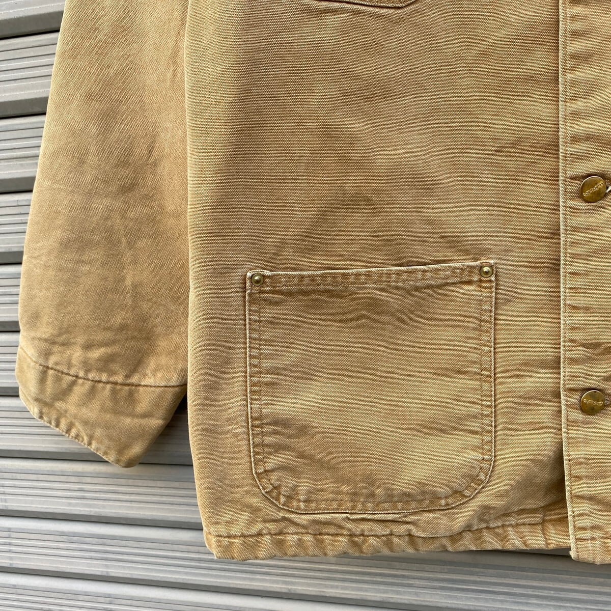 希少 80年代 Carhartt カーハート ダック地 ミシガンチョアコート 
