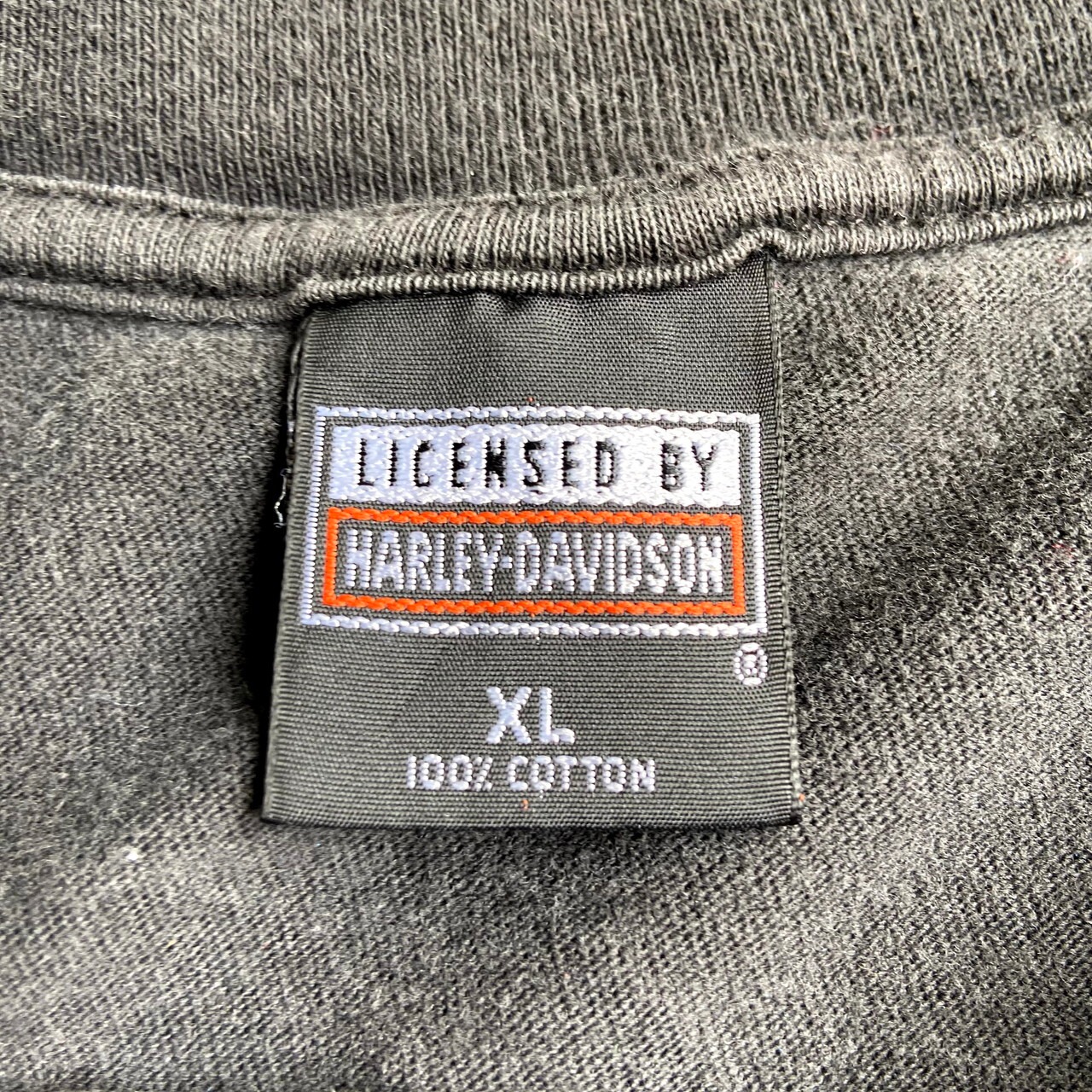 80〜90年代 USA製 Harley-Davidson ハーレーダビッドソン 胸ロゴ 両面 