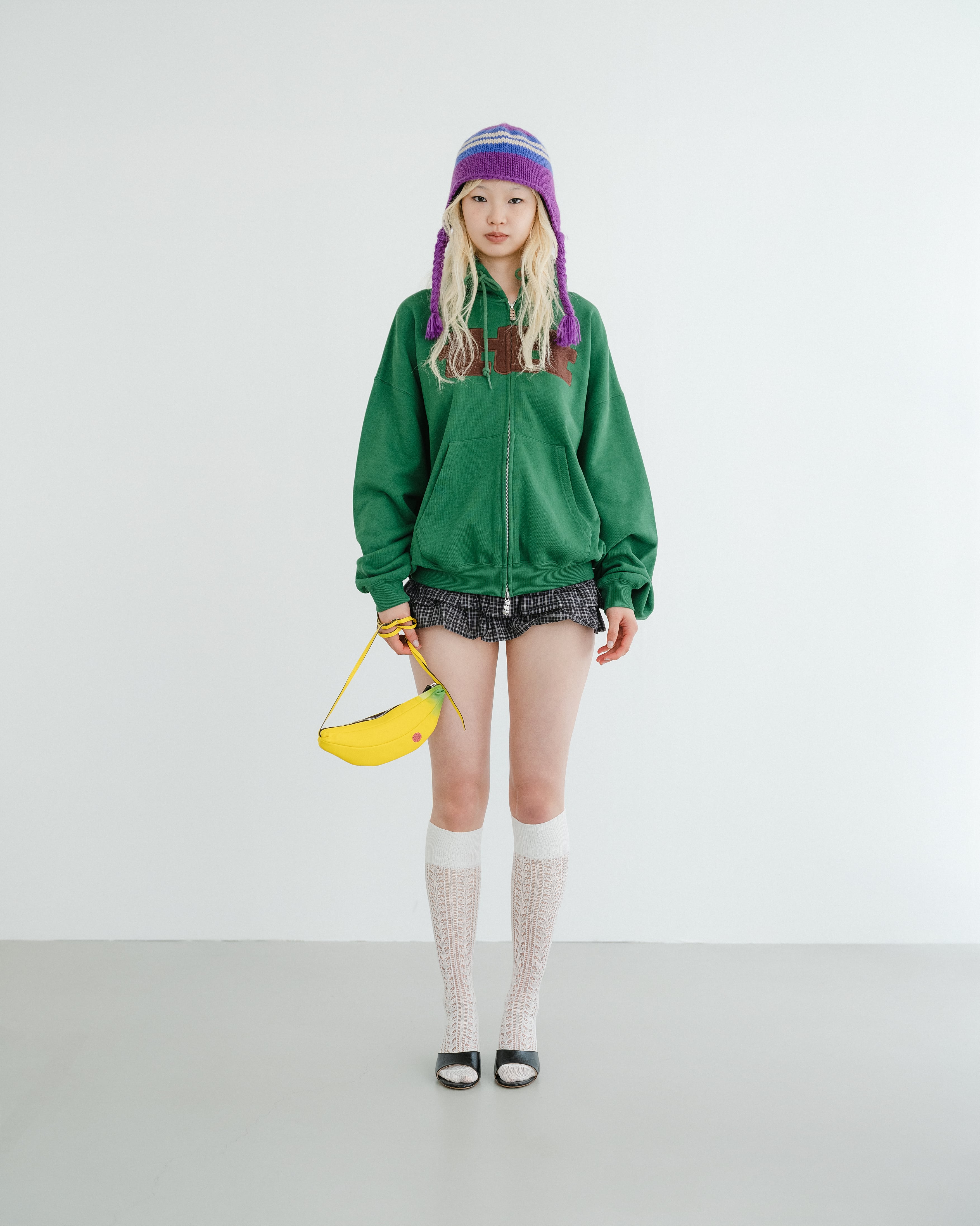 抽選販売》ttt big logo zip up hoodie（GREEN） | TTTMSW