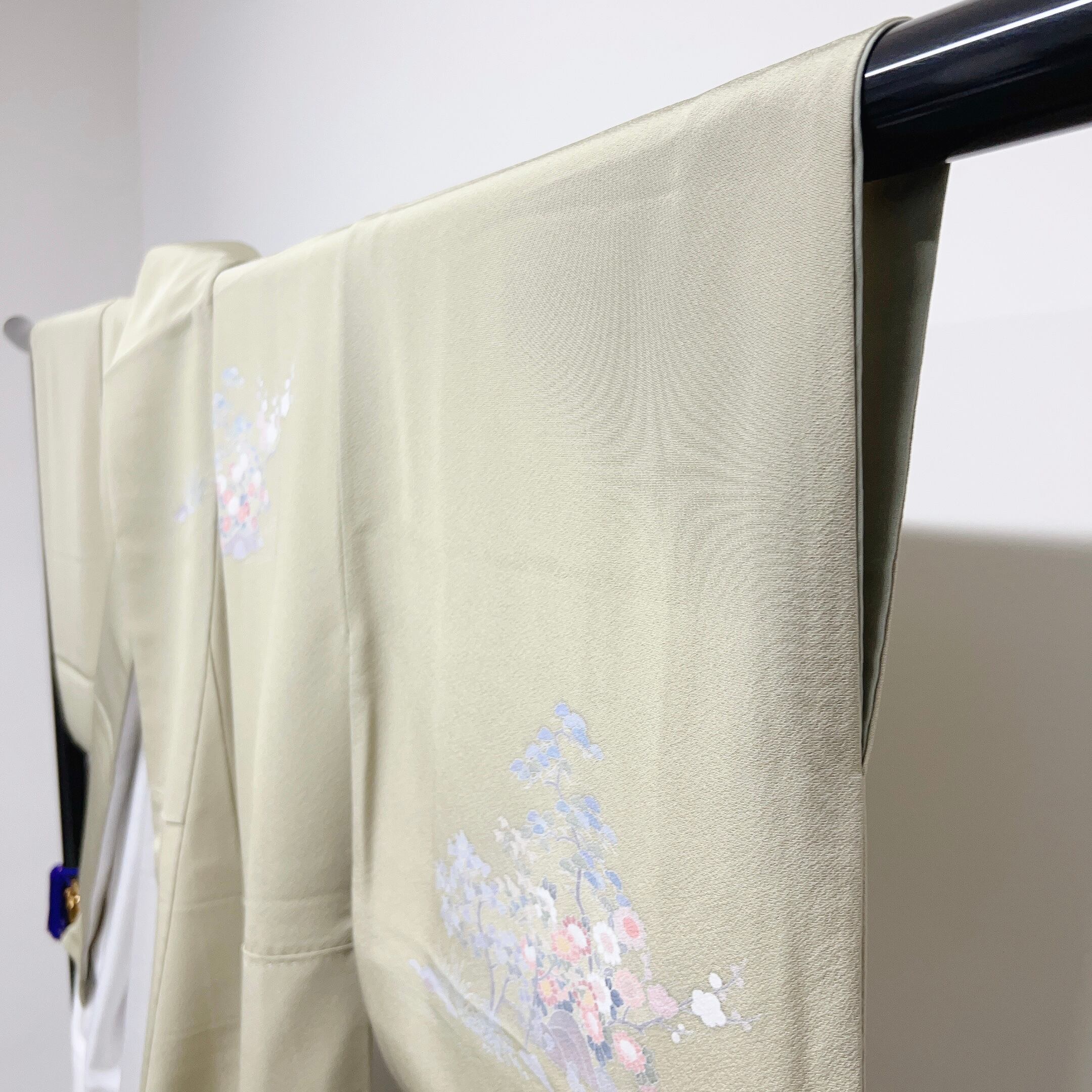 通販激安 友禅で描かれた茶屋辻模様の訪問着 着物 茶屋辻文（落款 