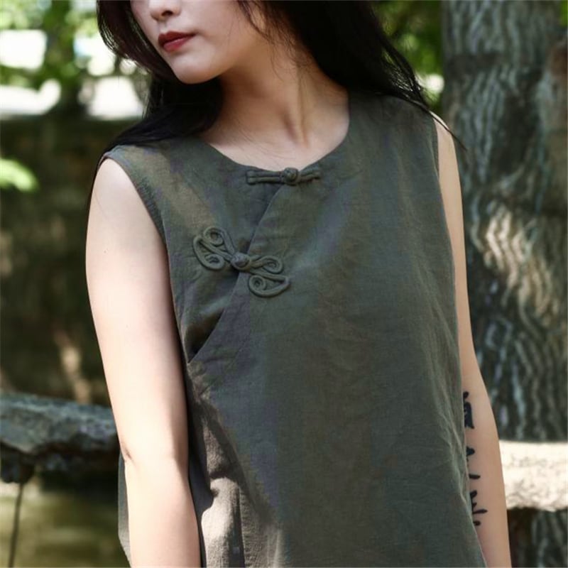 チャイナ風トップス ブラウス シャツ チャイナ風服 改良唐装 改良漢服