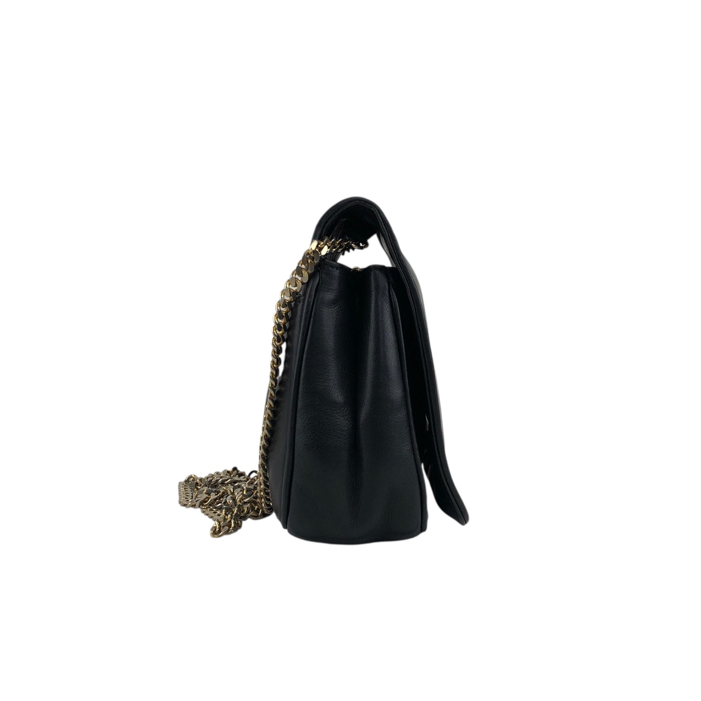 レア ブラゾン金具 黒 オールドセリーヌ ショルダーバッグ バッグ CELINE ブラゾン金具ショルダーバッグ
