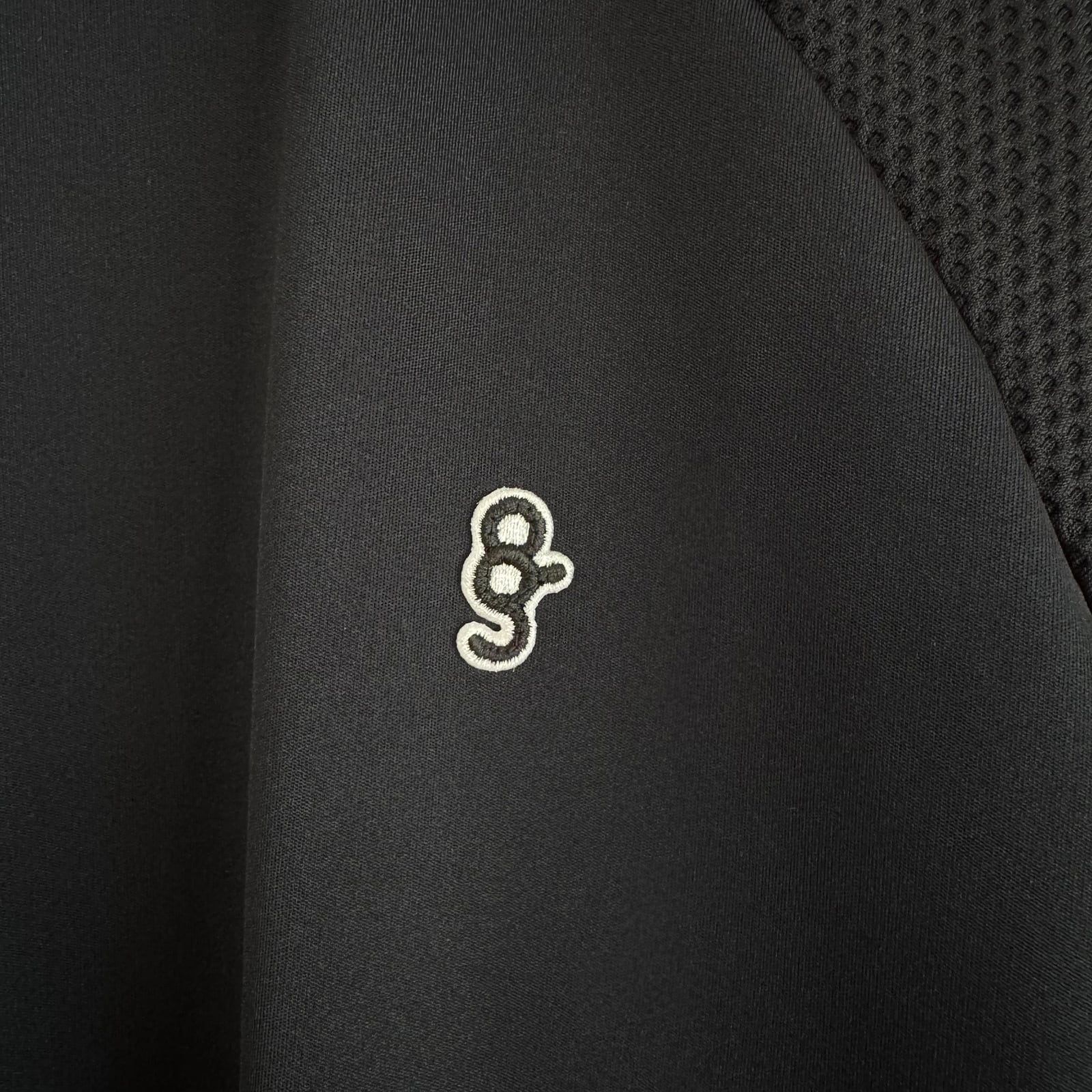 8G MESH SWITCHING MOCK NECK TEE -BLACK- | 8G SHOOT WEBSTORE