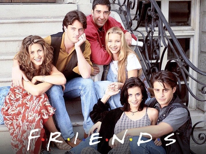 【 FRIENDS・ホラー映画キャラクター集合(笑)（フレンズ）】 映画Tシャツ / Tシャツ / ホラー映画キャラクター 〚アメリカン雑貨 アメトイ〛