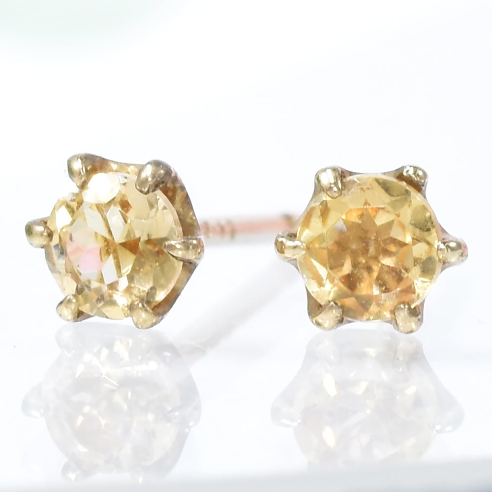 インペリアルトパーズ ピアス K18イエローゴールド CG096CIBS | kyfactory