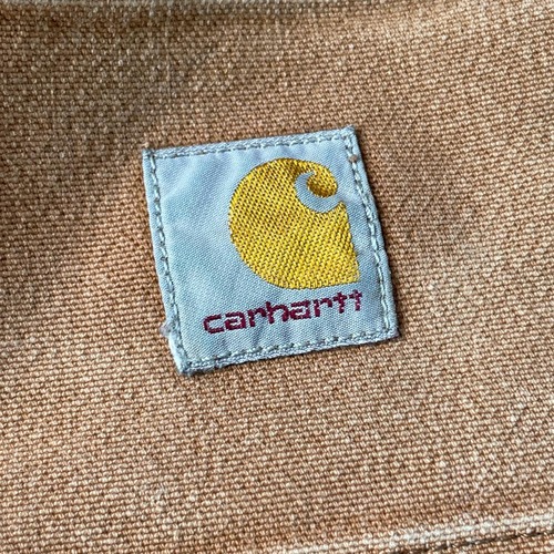 20s ブラウン ダブルニー カーハート Carhartt 32×34 詳細写真2