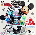 【ミッキー おむつケーキ ディズニー出産祝い 4段オムツケーキ gift 送料無料】