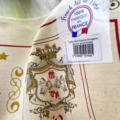 トルション フランス雑貨「Multi Etiquettes Bourgognes ブルゴーニュのワインラベル」キッチンクロス ティータオル Winkler ウィンクラー フランス 綿100% コットン トルション ふきん リネン ワイン 雑貨 キッチン おしゃれ